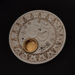 Incense Holder “AOM” White Clay Aromatherapy 19